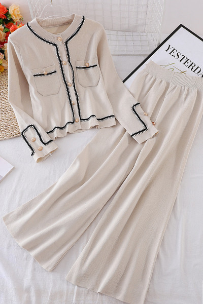 Őszi női mellény és nadrág szett