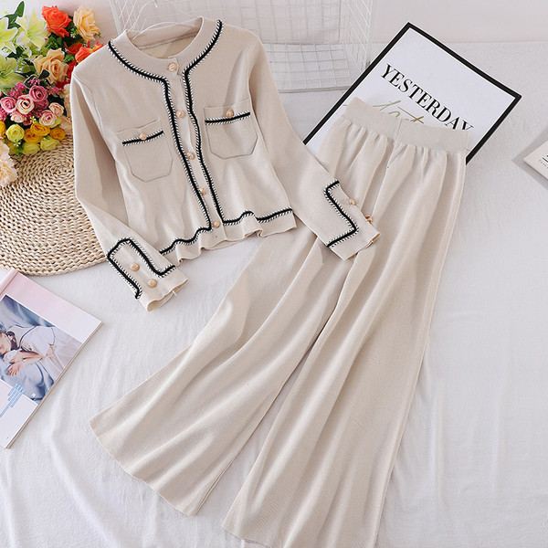 Őszi női mellény és nadrág szett