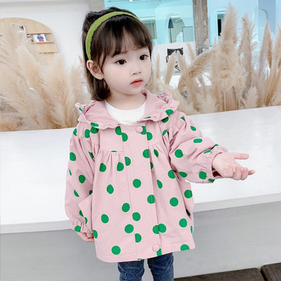 Sacou copii buline cu nasturi pentru fete