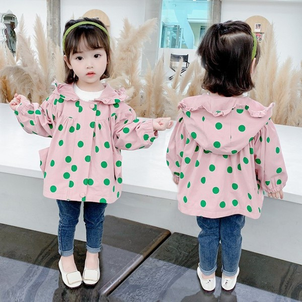 Sacou copii buline cu nasturi pentru fete