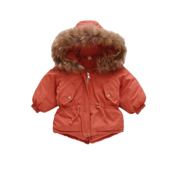 Καθημερινό παιδικό μπουφάν με κορδόνια για κορίτσια