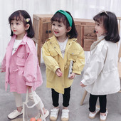 Napi gyerekdzseki gombokkal és nyakkendőkkel lányoknak