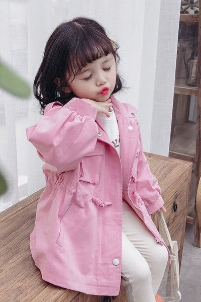 Napi gyerekdzseki gombokkal és nyakkendőkkel lányoknak