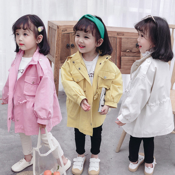 Napi gyerekdzseki gombokkal és nyakkendőkkel lányoknak