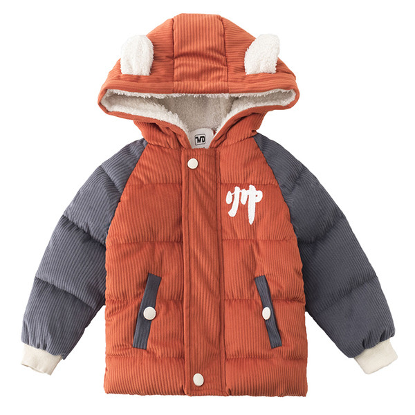 Gyerek dzseki gombokkal és feliratokkal fiúknak