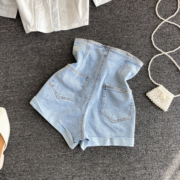 Set modern de blugi și cămașă pentru femei