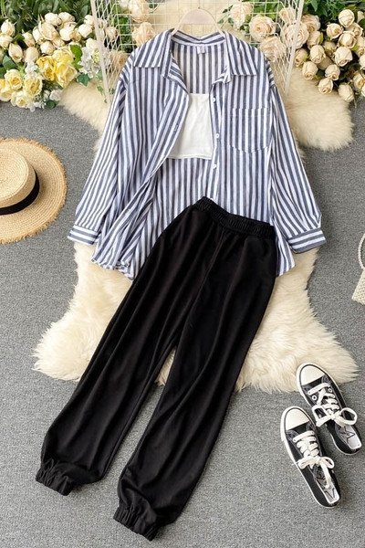 Set de cămașă și pantaloni pentru femei