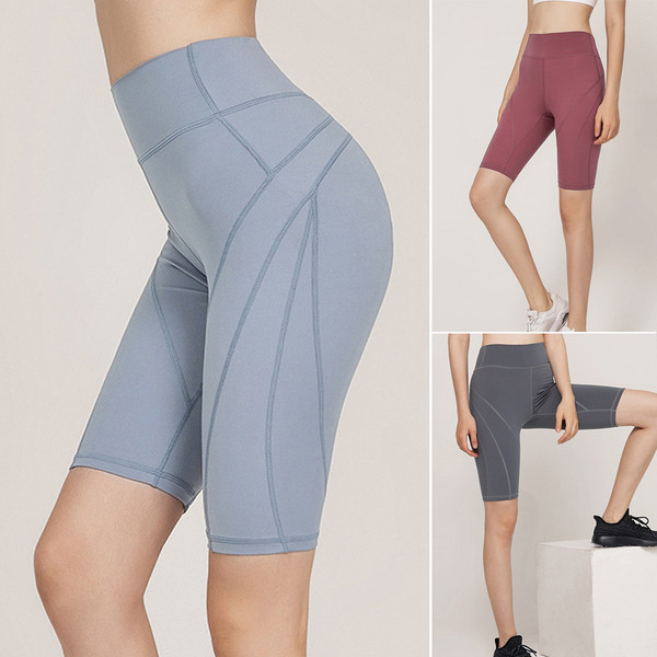 Női leggings magas derékkal és 3/4 hosszúsággal