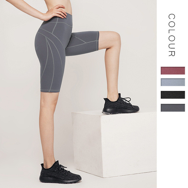 Női leggings magas derékkal és 3/4 hosszúsággal