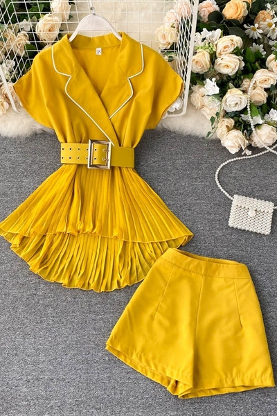 Γυναικείο σετ παντελόνι και πουκάμισο