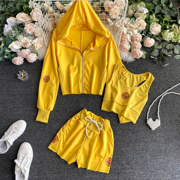 Női alkalmi nadrág szett, felső és pulóver