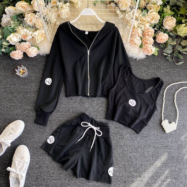 Női alkalmi nadrág szett, felső és pulóver