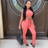 Új modell női elasztikus nadrág és póló szett