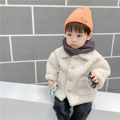 Άνετο παιδικό μπουφάν με τσέπες και κουμπιά κατάλληλο για αγόρια και κορίτσια