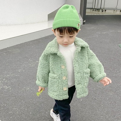 Άνετο παιδικό μπουφάν με τσέπες και κουμπιά κατάλληλο για αγόρια και κορίτσια