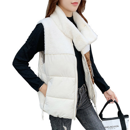 Ikdienas sieviešu veste ar augstu apkakli un rāvējslēdzēju