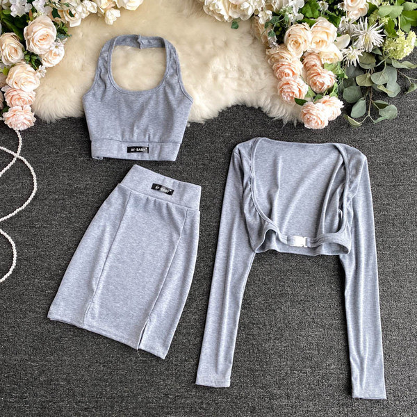 Ikdienas sieviešu komplekts no trim daļām