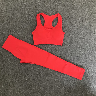 Γυναικείο αθλητικό σετ με μακρύ κολάν και φανελάκι