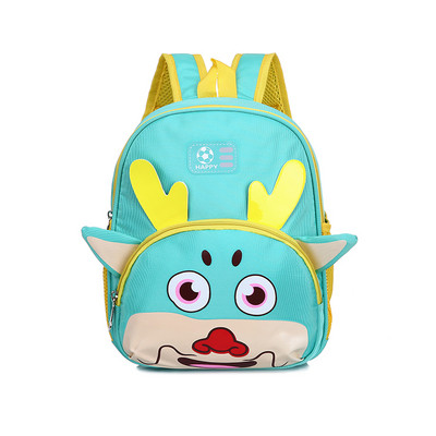 Нов модел детска раница с преден джоб и 3D елемент