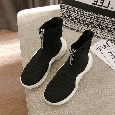 Нов модел текстилни дамски кецове с груба подметка