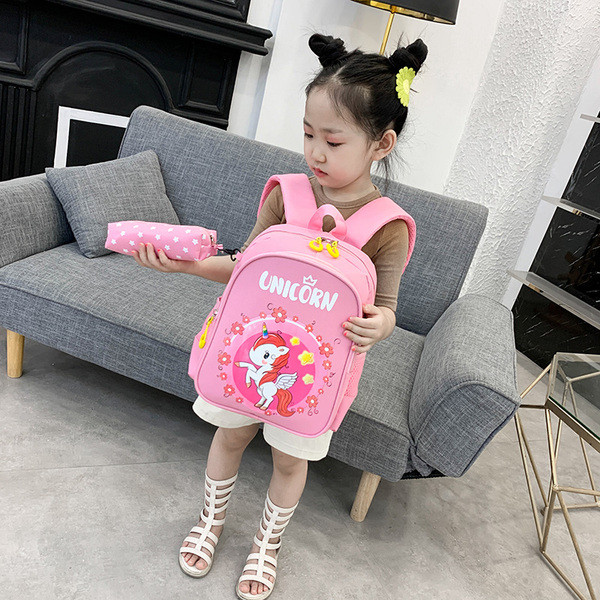 Модерна детска раница с апликация подходяща за момичета и момчета