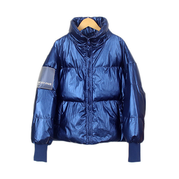 НОВ модел дамско зимно яке с висока яка и дълъг ръкав 