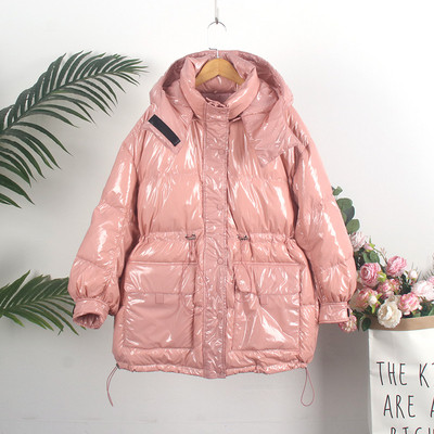 НОВ модел дамско зимно яке с качулка и джобове