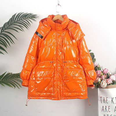 НОВ модел дамско зимно яке с качулка и джобове