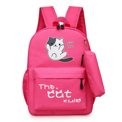 Нов модел детска раница с джоб и апликация