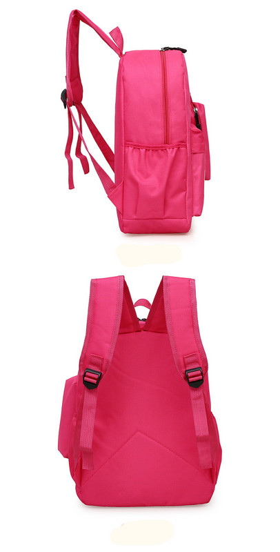 Нов модел детска раница с джоб и апликация