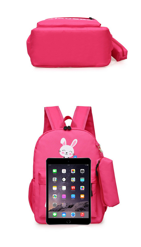 Нов модел детска раница с джоб и апликация