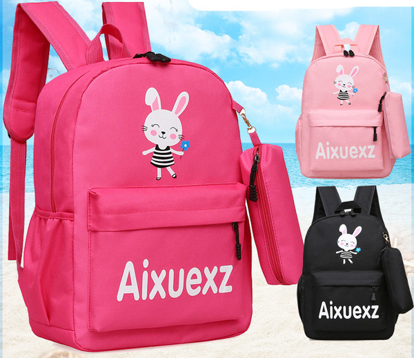 Нов модел детска раница с джоб и апликация