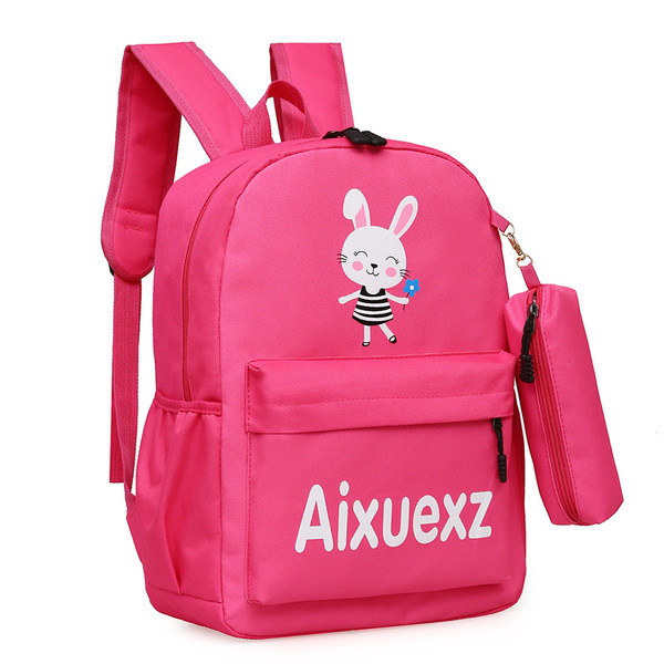 Нов модел детска раница с джоб и апликация