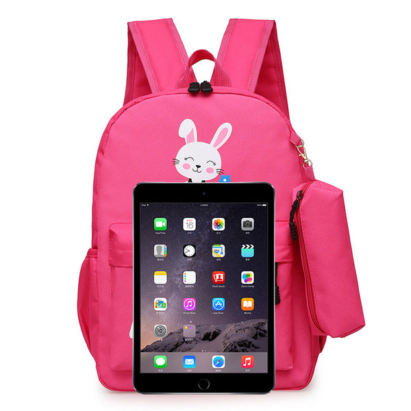 Нов модел детска раница с джоб и апликация