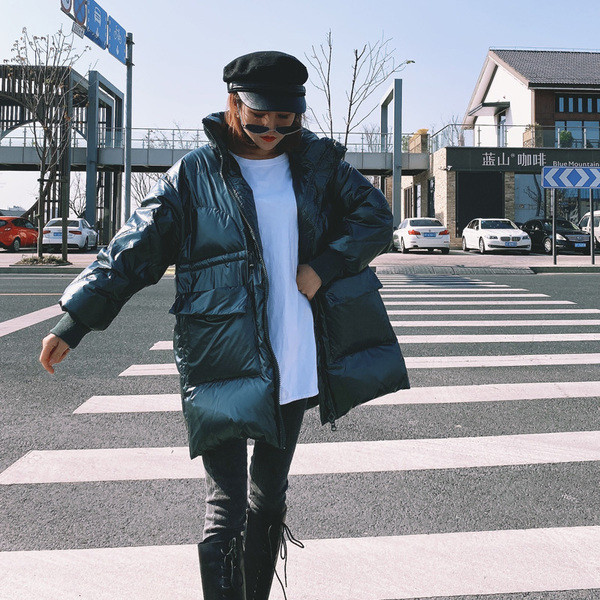 НОВ модел дамско зимно яке с джобове 