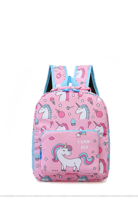 Нов модел детска раница с презрамки и преден джоб