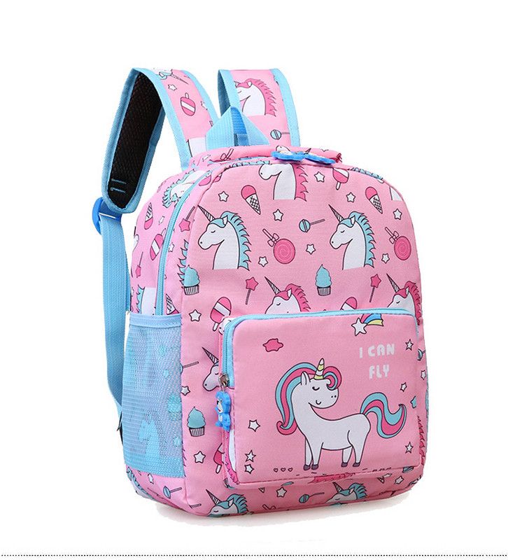 Нов модел детска раница с презрамки и преден джоб