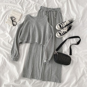 Дамски комплект от две части-блуза и панталон