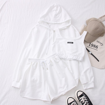 Ежедневен спортен дамски комплект от три части