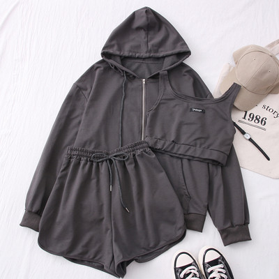 Ежедневен спортен дамски комплект от три части