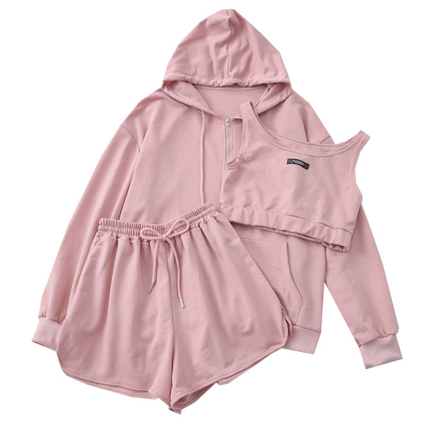 Ежедневен спортен дамски комплект от три части