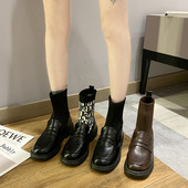 Дамски ежедневни  есенни боти от еко кожа