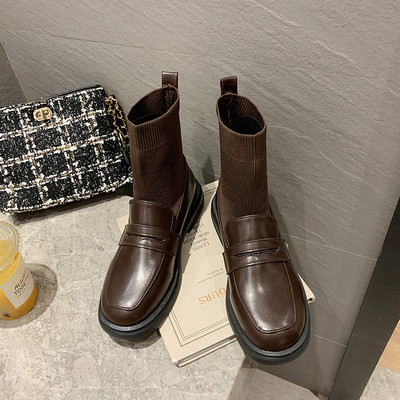 Дамски ежедневни  есенни боти от еко кожа