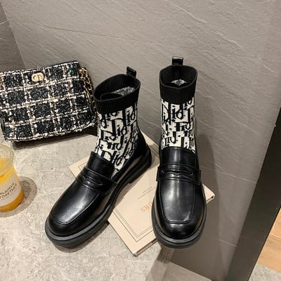 Дамски ежедневни  есенни боти от еко кожа