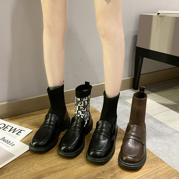 Дамски ежедневни  есенни боти от еко кожа 