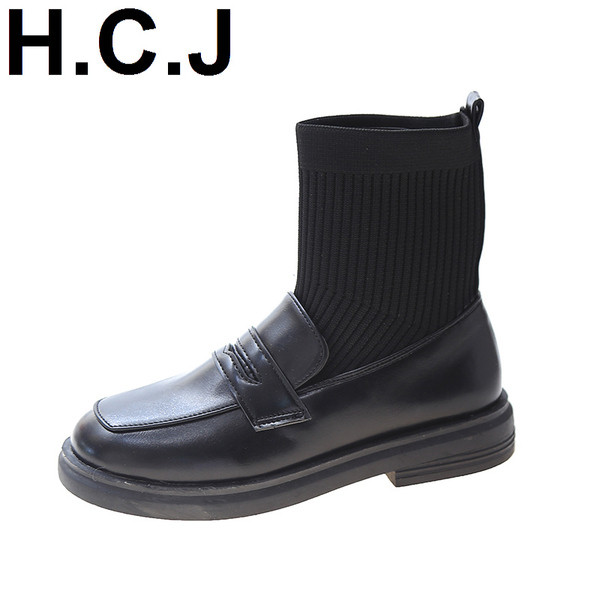 Дамски ежедневни  есенни боти от еко кожа 