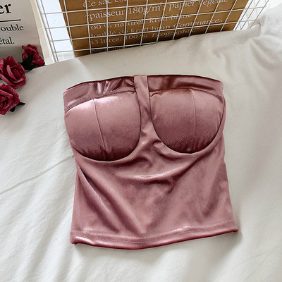 Модерно дамско бюстие от кадифе