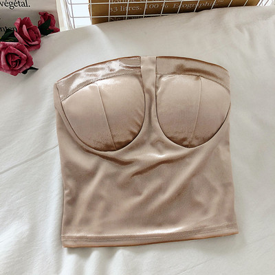 Модерно дамско бюстие от кадифе