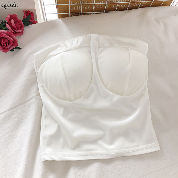 Модерно дамско бюстие от кадифе