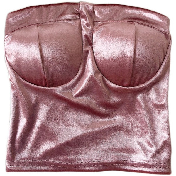 Модерно дамско бюстие от кадифе